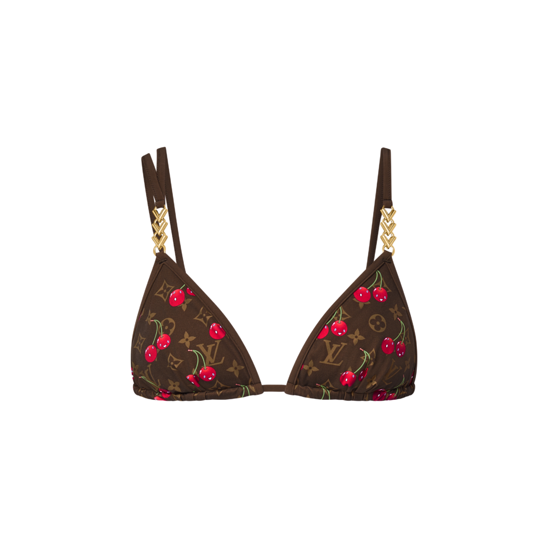 LV x TM Top de Biquíni com Cerejas - Ready-to-Wear | LOUIS VUITTON ®
